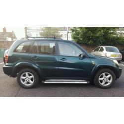 2002(52 REG) RAV4 MANUAL 2.0 PETROL MOT APRIL 2017 LOW MILEAGE 75K