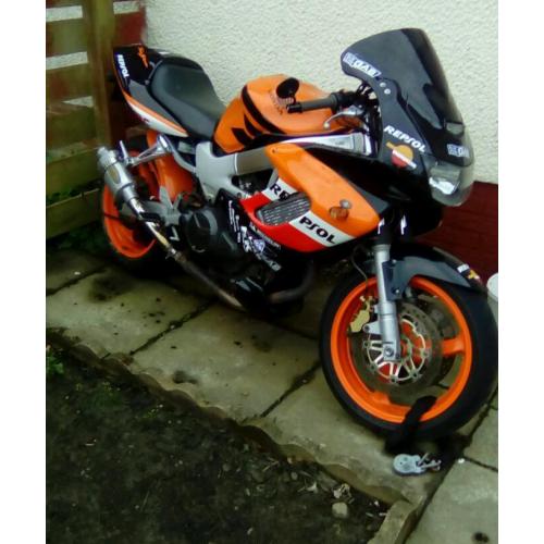 Honda firestorm 1yrs mot sell or swap streetfighter
