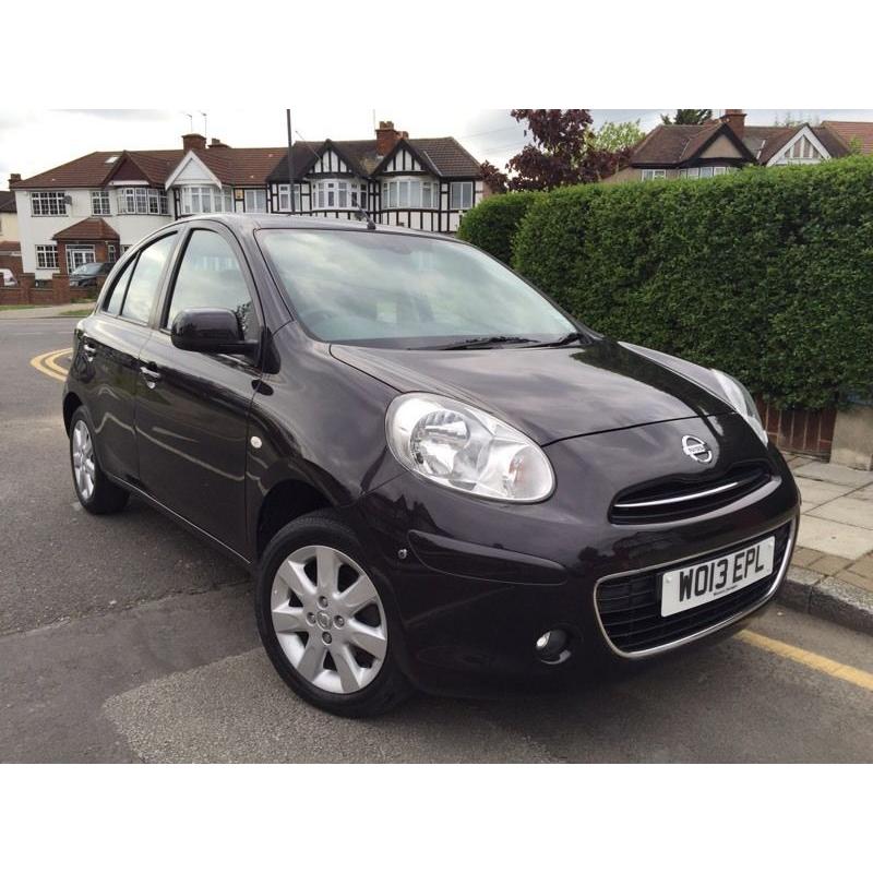 2013 NISSAN MICRA 1.2 TEKNA 5DR, ONLY 24,000 MILES, NISSAN HISTORY, SATNAV, SUNROOF, MINT CONDITION