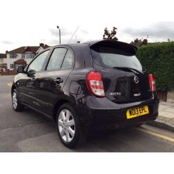 2013 NISSAN MICRA 1.2 TEKNA 5DR, ONLY 24,000 MILES, NISSAN HISTORY, SATNAV, SUNROOF, MINT CONDITION
