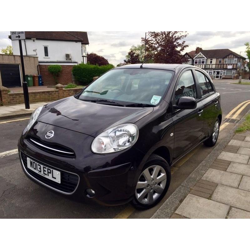 2013 NISSAN MICRA 1.2 TEKNA 5DR, ONLY 24,000 MILES, NISSAN HISTORY, SATNAV, SUNROOF, MINT CONDITION