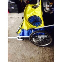 2 seater child bike trailer