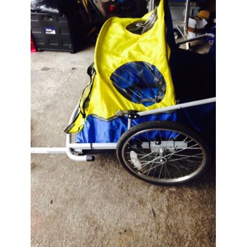 2 seater child bike trailer