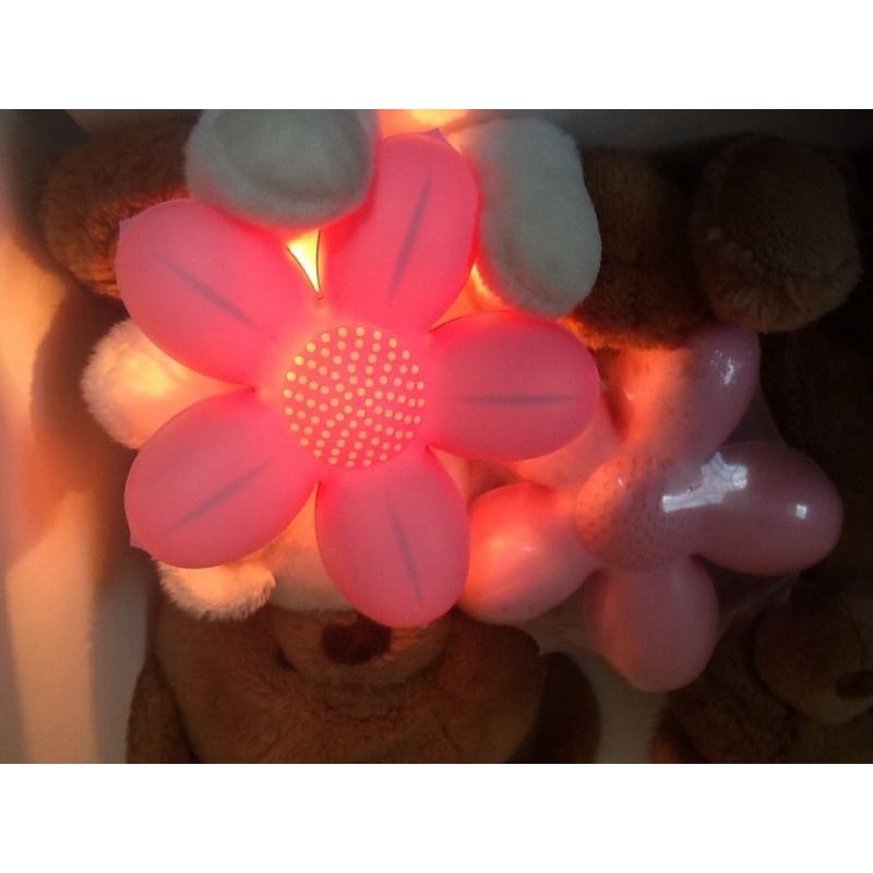 Wall Lights pretty pink flower