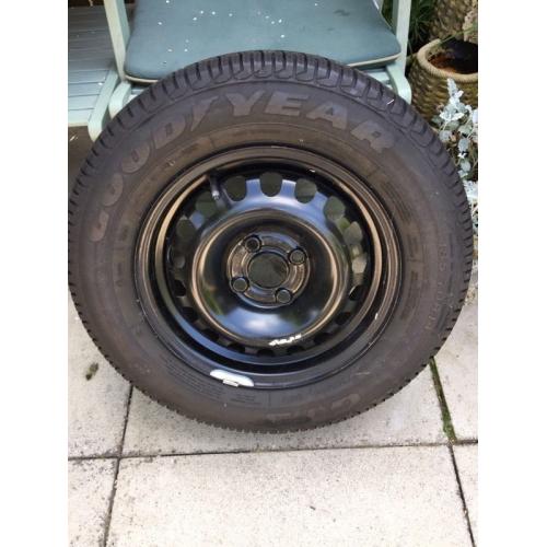 New Corsa wheel and tyre