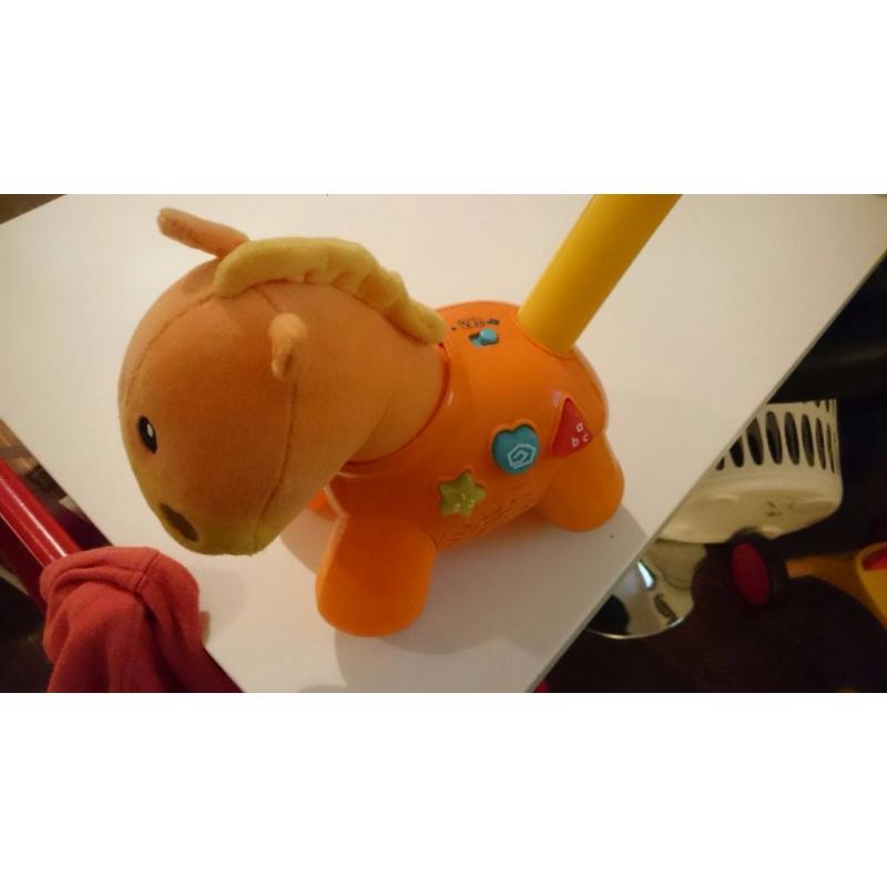 Push-a-long Musical Horse