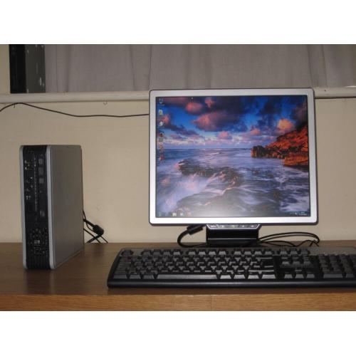 HP Ultra Small 7800 full WiFi seup, 3ghz x 2, 4gb,160gb, Win7, MS Office, 17" LCD, Can Deliver 80
