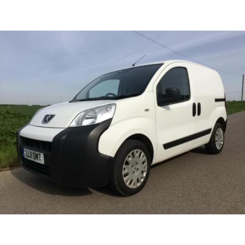 2011 11 PEUGEOT BIPPER 1.4 HDI PROFESSIONAL 1D 68 BHP DIESEL