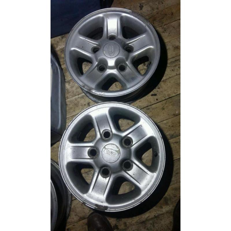 Landrover alloy wheels