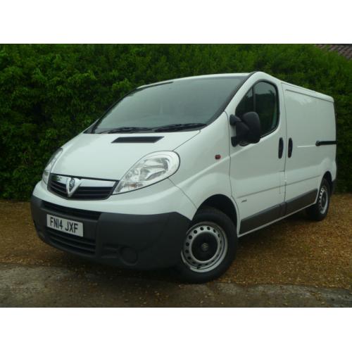 2014 14 VAUXHALL VIVARO 2.0CDTI 115BHP 6SPEED 1 OWNER CLEAN VAN