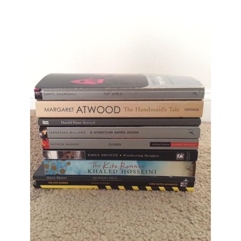 As/A2 English literature books
