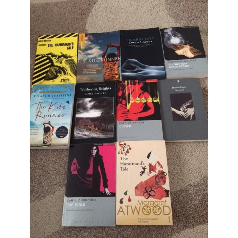 As/A2 English literature books