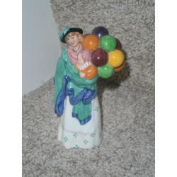 THE BALLOON SELLER HN2130 Royal Doulton Porcelain Figurine Miniature Rare