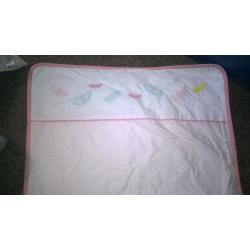 mothercare butterfly crib bedding