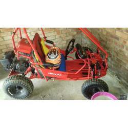 kids honda 170cc off road buggy 2 seater 550ono