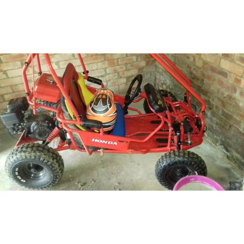 kids honda 170cc off road buggy 2 seater 550ono