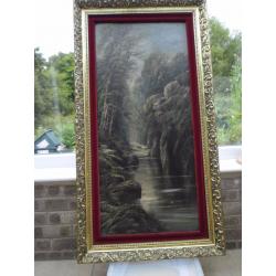 2 LARGE PAINTINGS OF BETTWS-Y-CRWYN