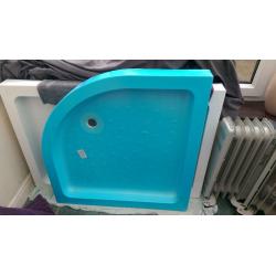 900x900x45 Quadrent Stone Resin Construction Shower Tray
