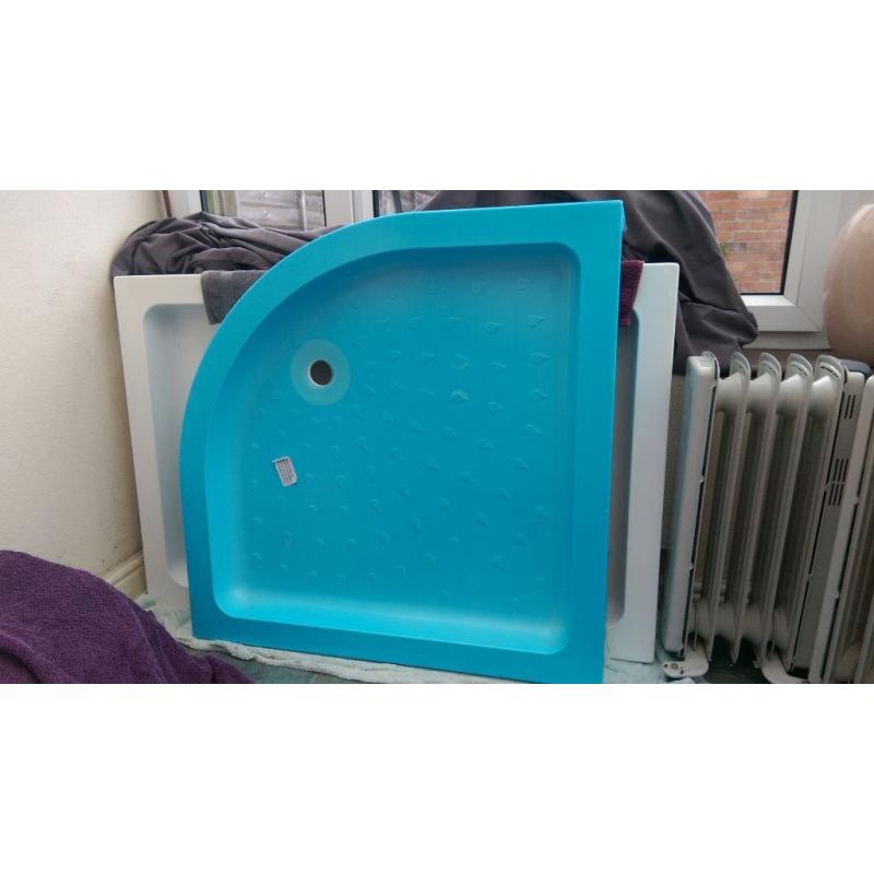 900x900x45 Quadrent Stone Resin Construction Shower Tray