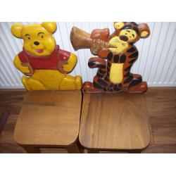 WINNIE THE POOH AND FREINDS CHARACTER TABLE AND 4 CHAIRS