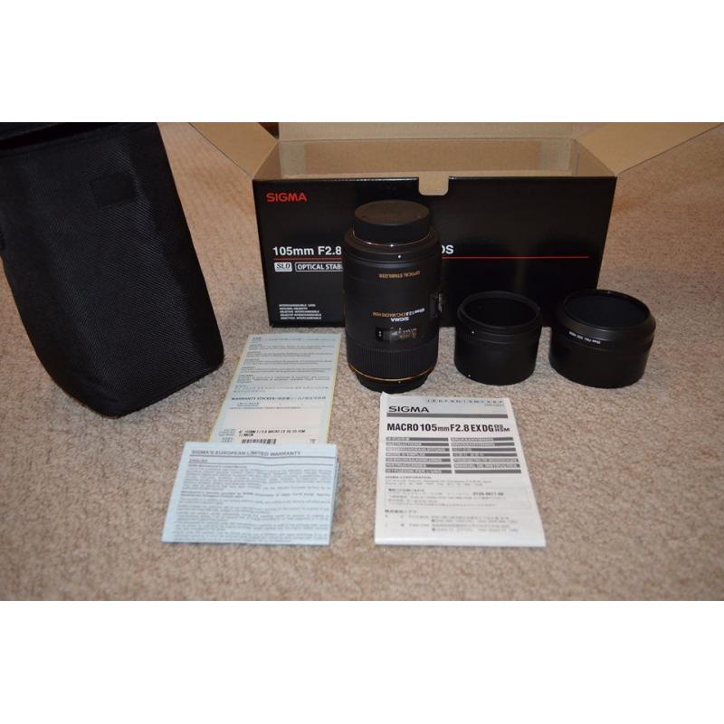 Sigma 105mm F2.8 EX DG OS Macro for NIKON