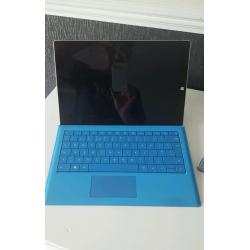 Surface pro 3 64gb 4 gb ram and keyboard