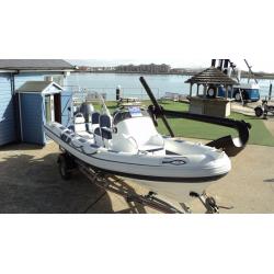 Second Hand Ribeye A 600 RIB and Yamaha F115 engine