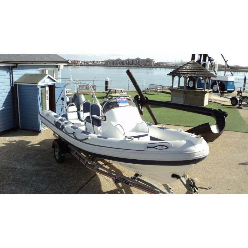 Second Hand Ribeye A 600 RIB and Yamaha F115 engine