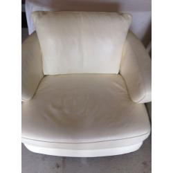 Three seater sofa and two armchairs
