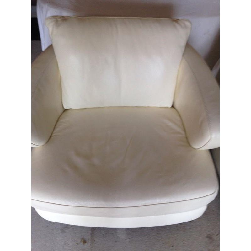 Three seater sofa and two armchairs
