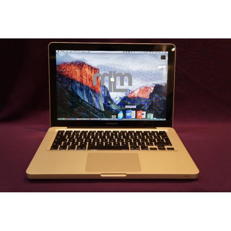 2.4GHZ i5 13" Apple MacBook Pro 4GB 320GB CUBASE 8 LOGIC PRO X MICROSOFT OFFICE 2016 VECTORWORKS FM8