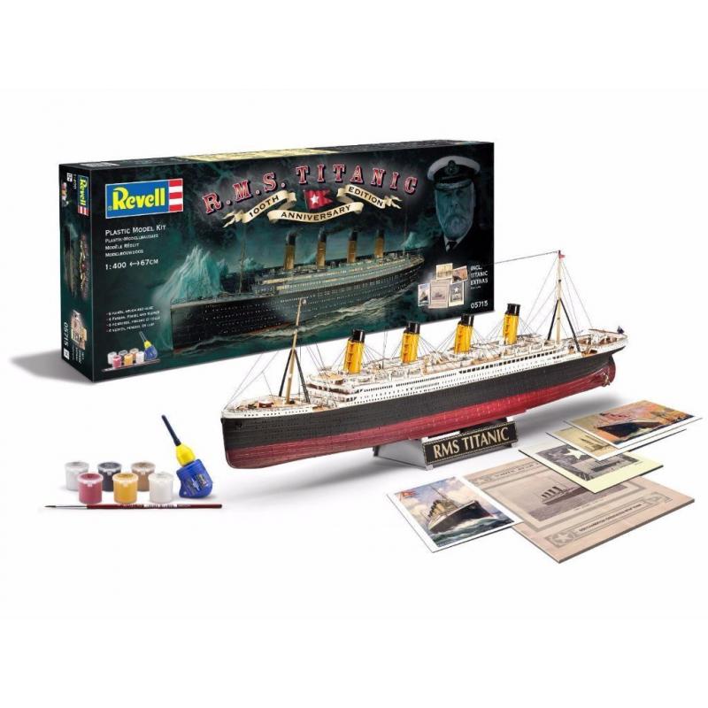 R.M.S Titanic - 100th Anniversary (Revell 0571) 1:400 Plastic Kit - Model - New