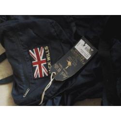 New Jack Wills rucksack navy blue raywell packaway