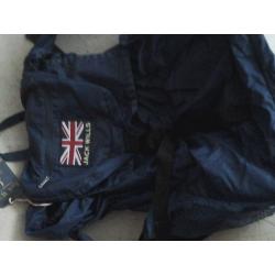 New Jack Wills rucksack navy blue raywell packaway
