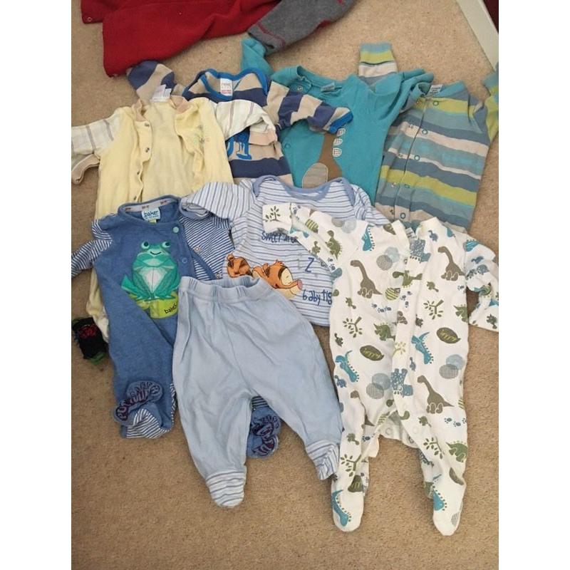 Baby boy sleep suits 0-3months