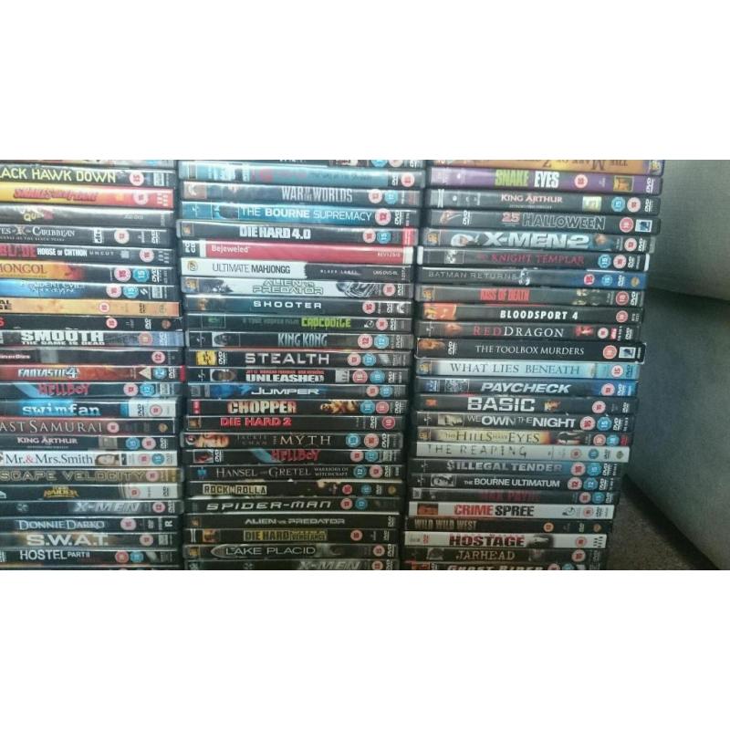 Joblot of 135 Dvds