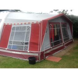 Isabella Ambassador 2506 Caravan Awning 900cm in Red/Grey