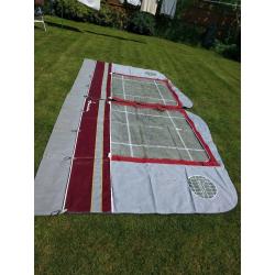 Isabella Ambassador 2506 Caravan Awning 900cm in Red/Grey