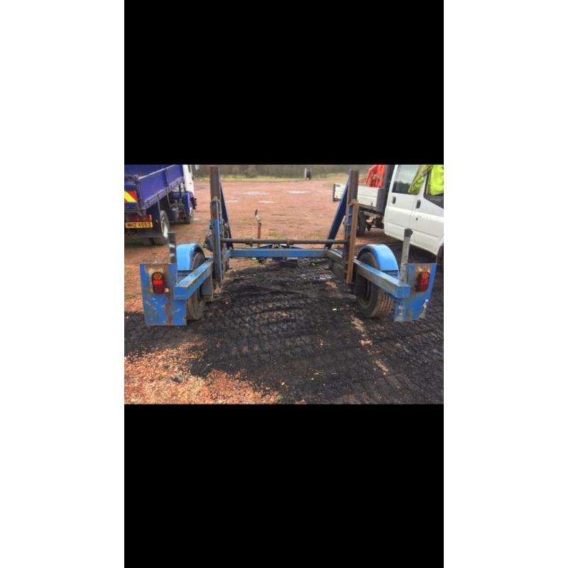 Cable drum trailers