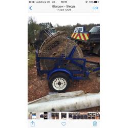 Cable drum trailers