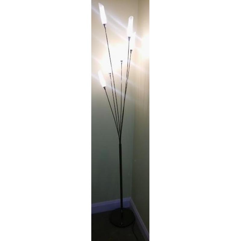 Hyatt Floor Lamp - Brushed Chrome - 172cm