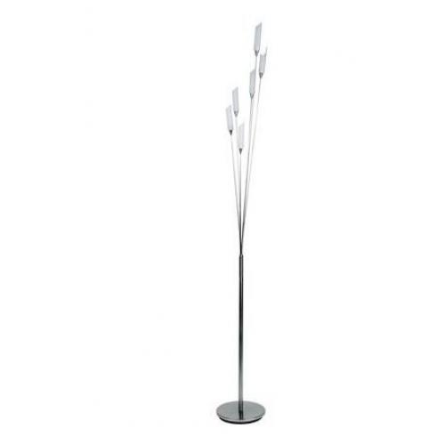 Hyatt Floor Lamp - Brushed Chrome - 172cm