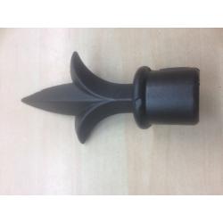 IKEA Black Gothic Style Curtain Pole Finials
