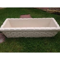2 x concrete planters