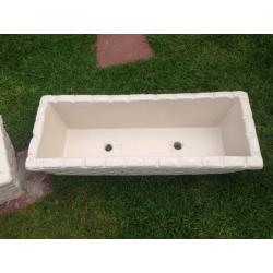 2 x concrete planters
