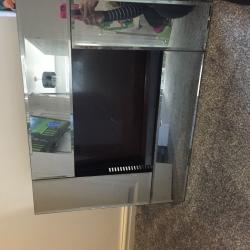 Mirrow electric fire