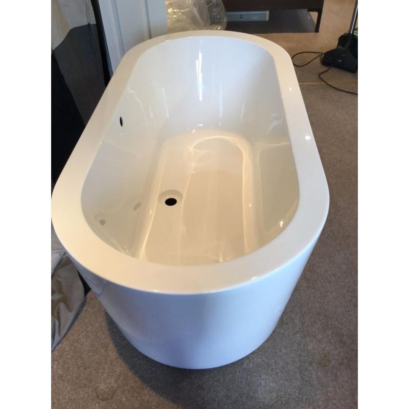 Arc roll top freestanding bath and floor mounted mixer shower tap NEW & UNUSED