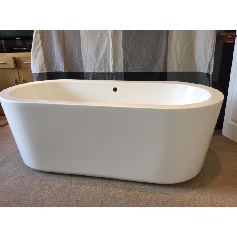 Arc roll top freestanding bath and floor mounted mixer shower tap NEW & UNUSED