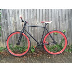 Create Fixie Bike, Red and Black