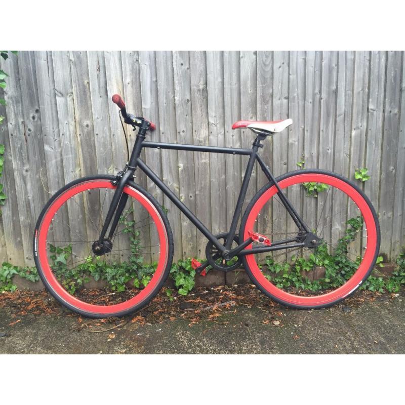Create Fixie Bike, Red and Black